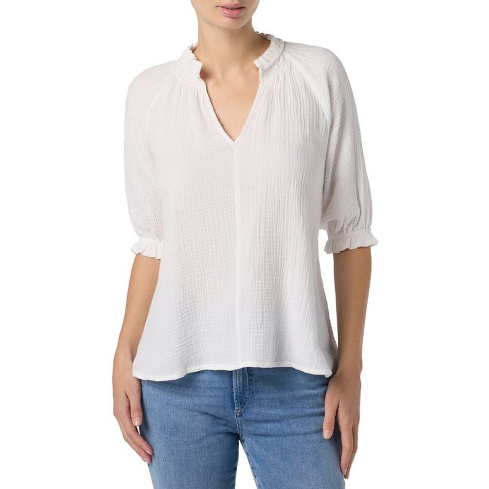 Joe's Jeans Womens Joe’S Jeans Gauze Blouse, White